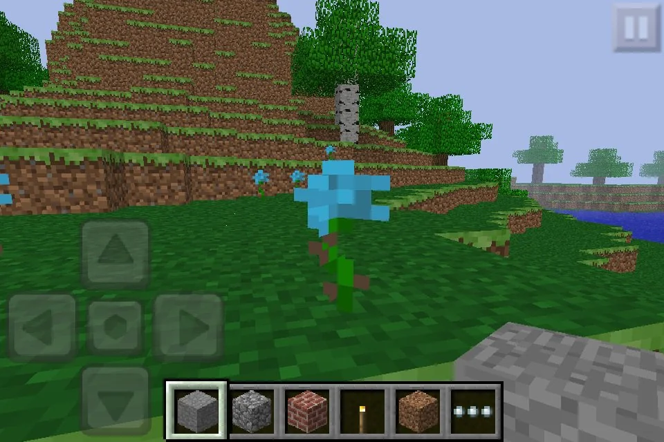 The Forgotten Cyan Flower