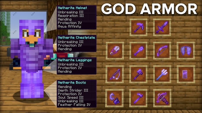 A Guide to Enchanting Your Armor, Tools, and Weapons in Minecraft