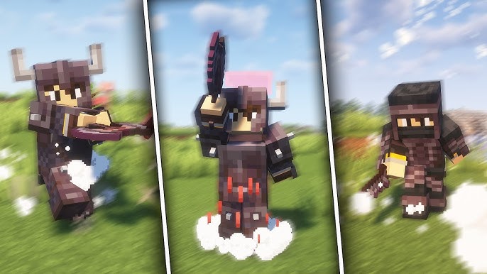 A vibrant Minecraft world enhanced with shaders, custom biomes, and modded structures created by the player community