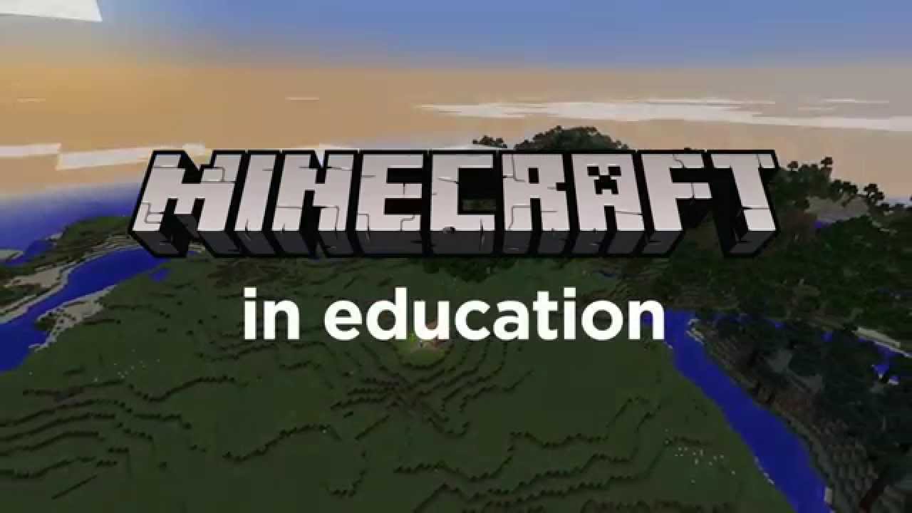 Students collaboratively building a virtual classroom in Minecraft Education Edition