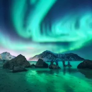 polarlights sky