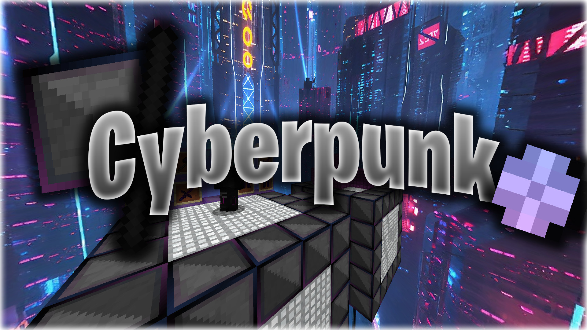 Cyberpunk minecraft texture фото 77
